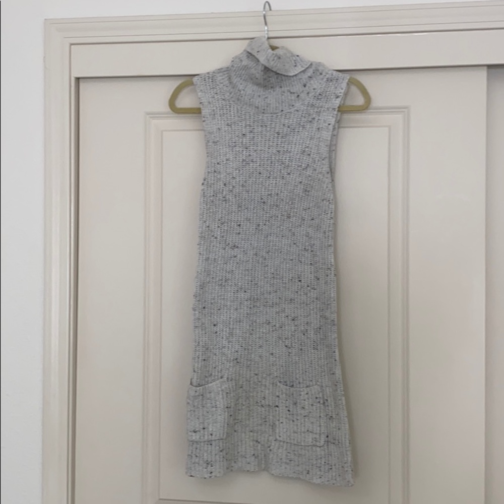 Sleeveless sweater dress